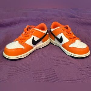 Nike Kids' Sneakers in Orange and White